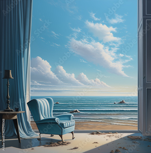 Armchair with sea view