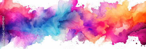 Abstract Splash Watercolor Background Created with Generative AI