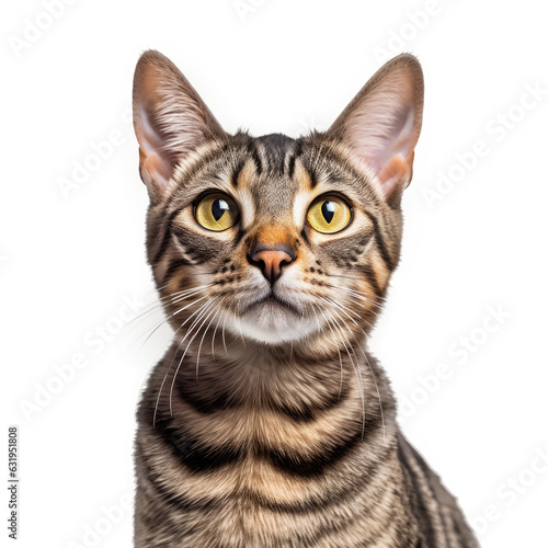 European Shorthair Cat, isolated on transparent, PNG, HD
