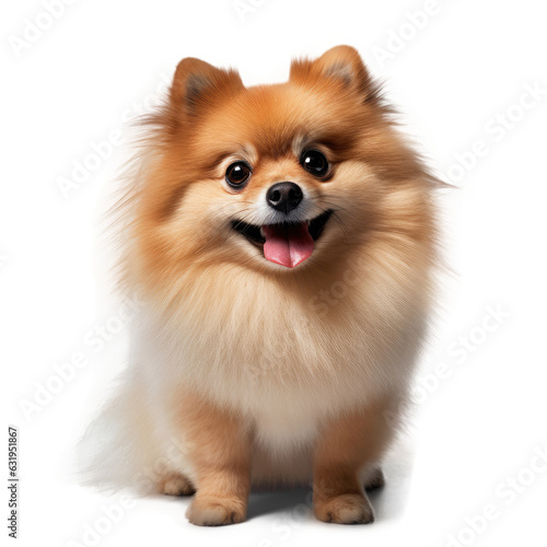 Pomeranian Dog   isolated on transparent  PNG  HD
