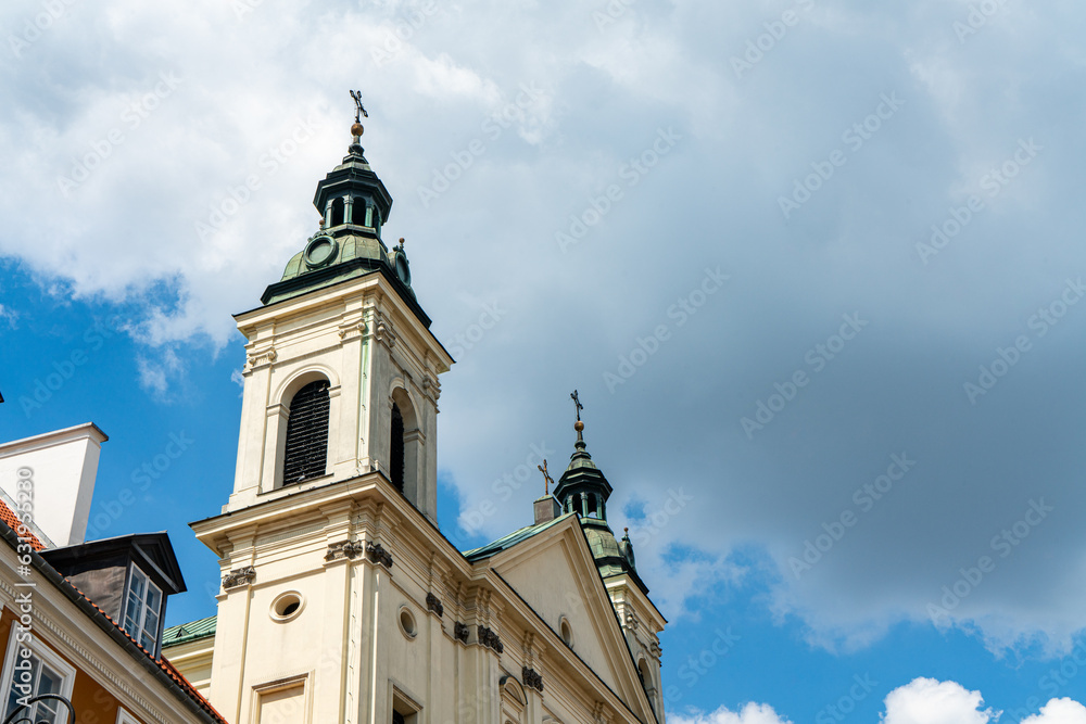 The Holy Cross Church in Warsaw, Poland The Holy Cross Church in Warsaw, Poland