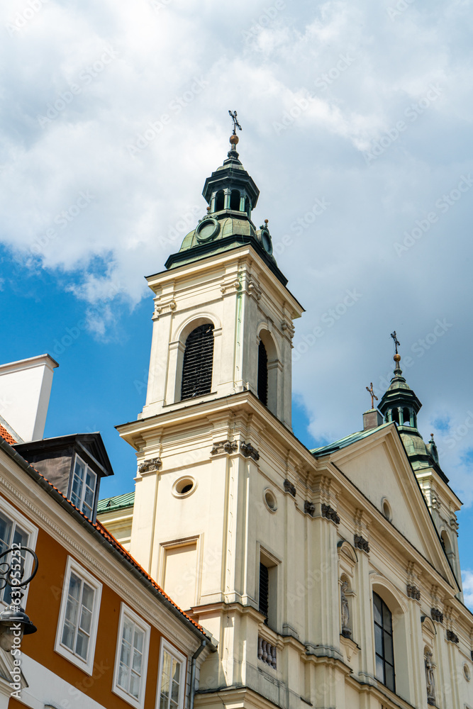 The Holy Cross Church in Warsaw, Poland