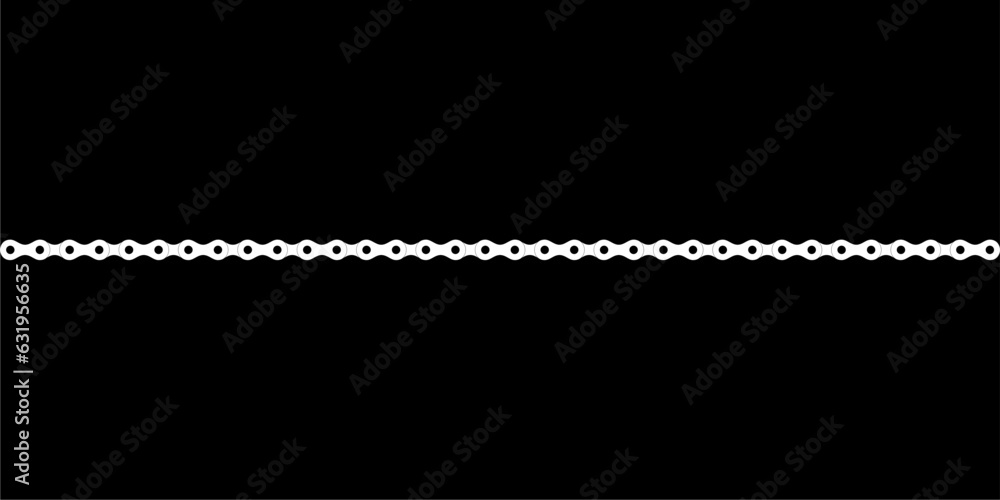 Silhouette of the Chain for Motorcycle, Bike or Bicycle, Machinery, for Art Illustration, Logo Type, Pictogram, Website or Graphic Design Element. Vector Illustration Silhouette of the Chain for Motorcycle, Bike or Bicycle, Machinery, for Art Illustration, Logo Type, Pictogram, Website or Graphic Design Element. Vector Illustration