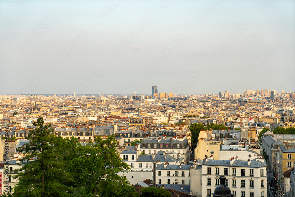 The view from the Overlook of Paris in Paris, France
