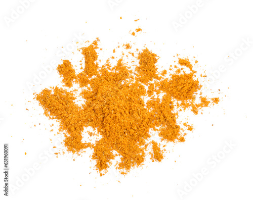 Turmeric powder isolated transparent png