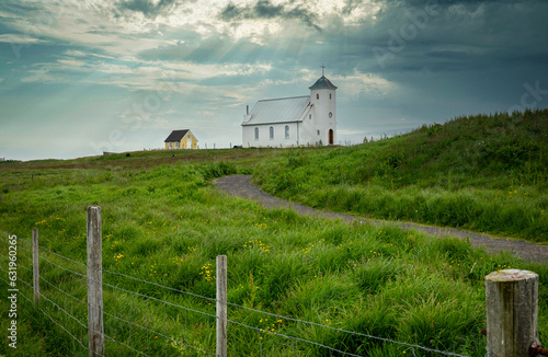 Flatey Island Church in Iceland