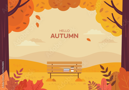 autumn background illustration