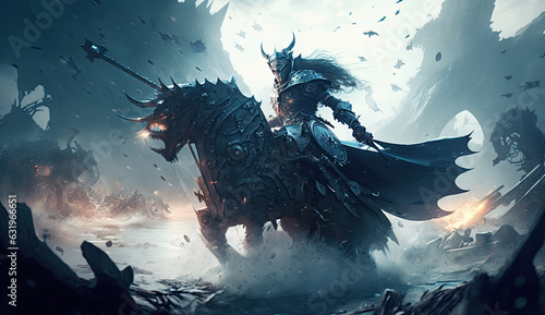 Illustration of a game character.