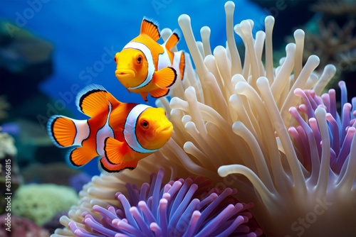 Valokuvatapetti fish on reef