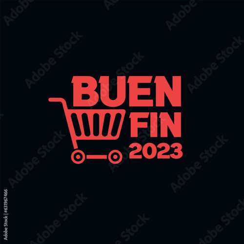 Logo de buen fin del año 2023 compras en méxico con ofertas y descuentos mercadotecnia 