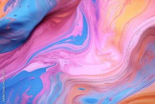 swirls of multicolore marble,liquid marble texture. generative ai