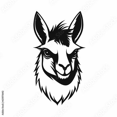 Llama Logo Illustration