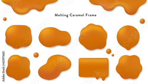 Melting caramel frame