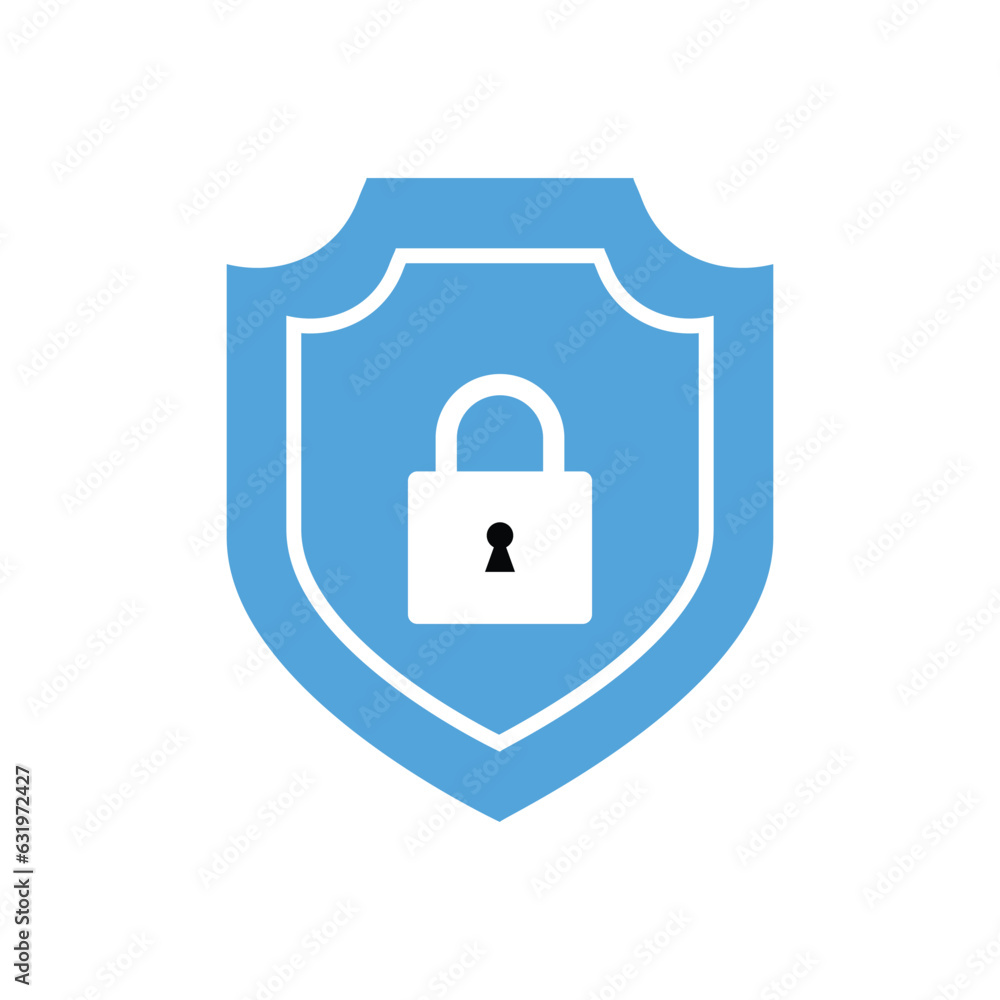 Blue shields shapes. Shields icon set, Different shields shapes. Police badge. Protect badge. modern cutted icon isolated on white background Blue shields shapes. Shields icon set, Different shields shapes. Police badge. Protect badge. modern cutted icon isolated on white background