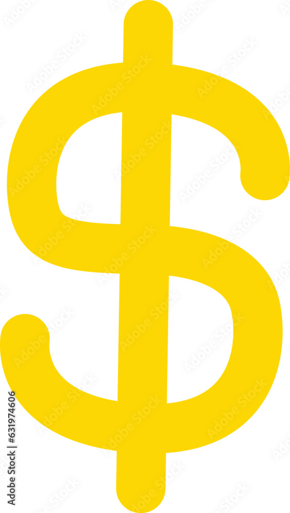 Obraz premium 기호_달러_A001