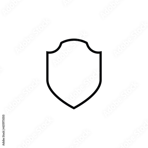 Safe, Shield, Guard, Protection, Black security icon. Protection symbol.  concept. Abstract geometric background. vector illustration. photo