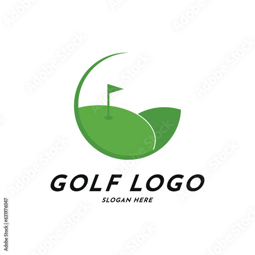 Golf logo design creative idea