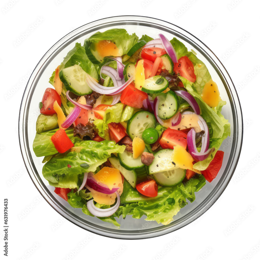 fresh salad isolated on transparent background cutout fresh salad isolated on transparent background cutout