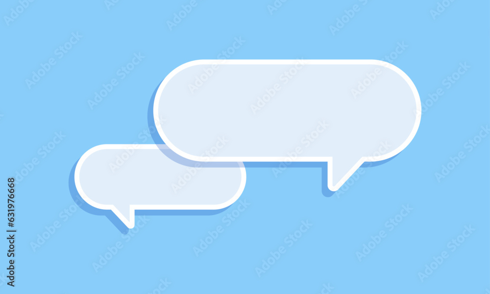 Blank Speech Bubble Banners Blank Speech Bubble Banners