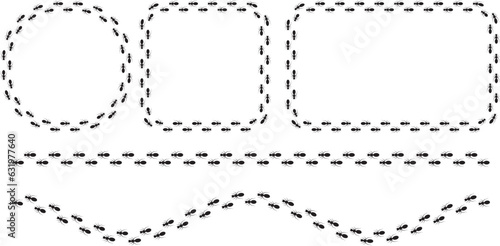 frame of marching ant colony