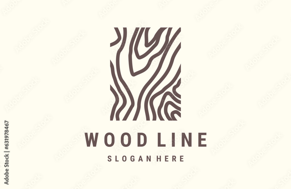wood logo design vector template.creative wood symbol wood logo design vector template.creative wood symbol