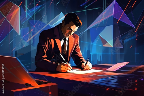 Signing Agreement. Business, Lawyer.