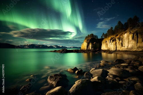 Aurora borealis, northern lights