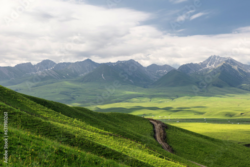 Natural scenery of Narat prairie in Xinjiang photo