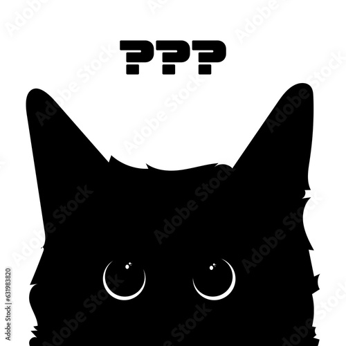 Black Cat with Text