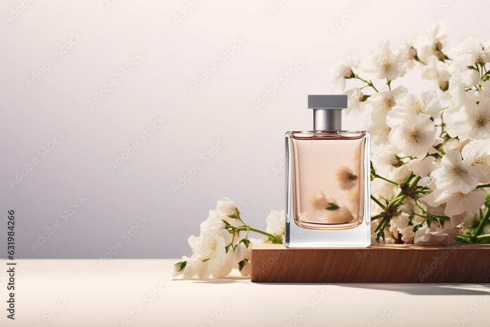 realistic mockup perfume with elegant style realistic mockup perfume with elegant style