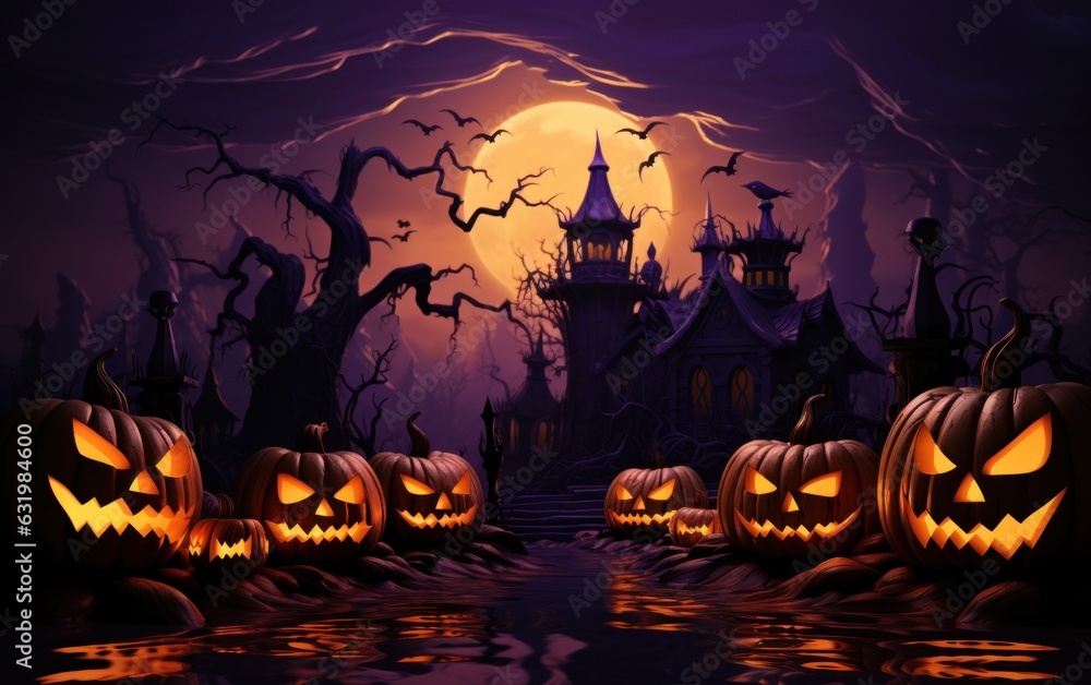 modern halloween background.