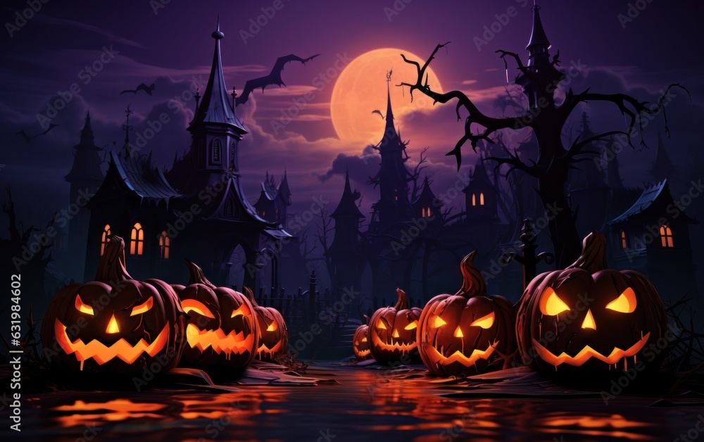 modern halloween background.