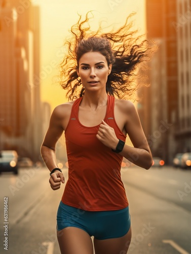 Female urban runner, genera...