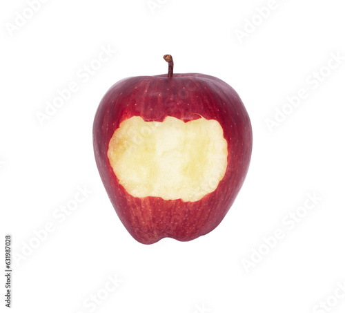 bitten apple isolated on transparent.PNG file format