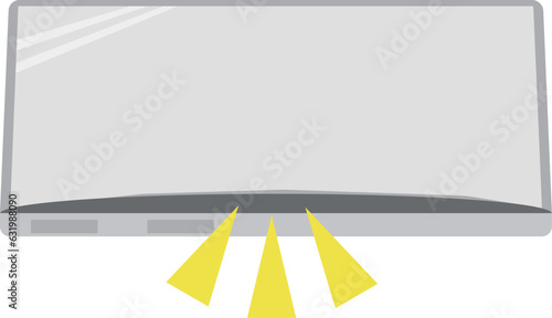 スマートフォンのバッテリーが膨張したイメージ