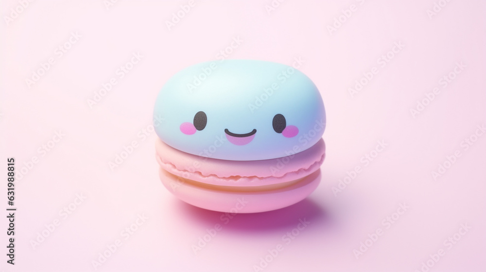 Delightful Miniature 3D Macaron: A Tiny Treat for Your Senses Delightful Miniature 3D Macaron: A Tiny Treat for Your Senses