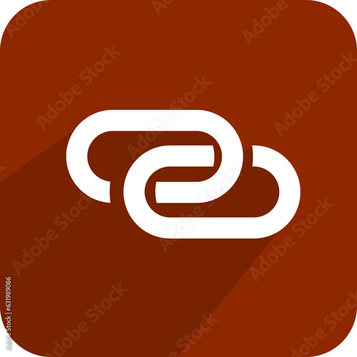 Vector personal hotspot icon on brown button
