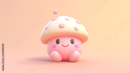 Tiny Delight: 3D Mushroom Magic