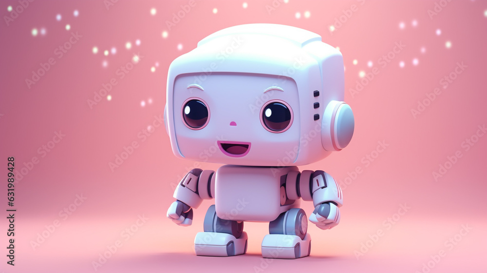 Adorable Miniature 3D Robot: A Whimsical Tech Marvel Adorable Miniature 3D Robot: A Whimsical Tech Marvel