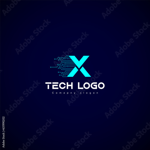 Creative Letter X logo design with point or dot symbol, Letter x logo gradient design, Geometric Arrow Shape with Pixel Dots Halftone Origami Style. Usable for Business and Technology Logos. Flat logo