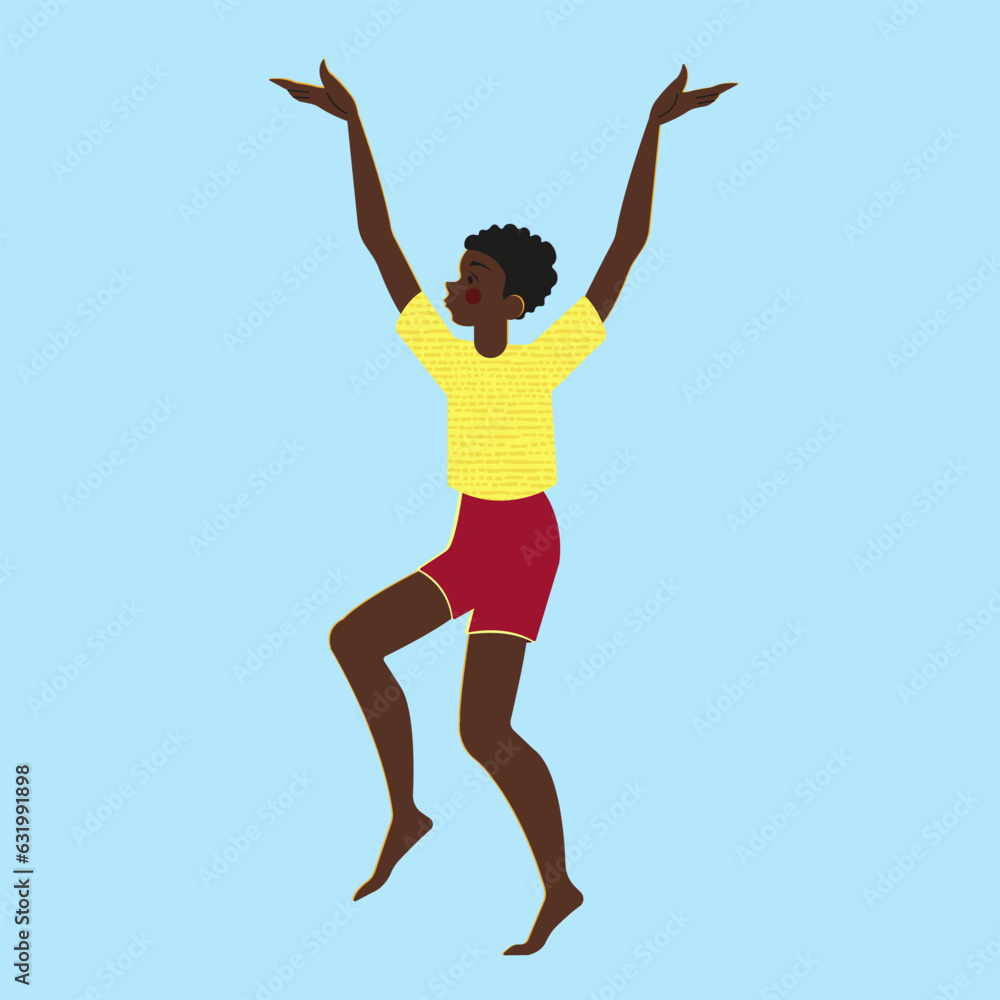 Vector illustration, children of different nationalities are dancing. Good and peace, equality. Poster, poster, advertising, social theme. Vector illustration, children of different nationalities are dancing. Good and peace, equality. Poster, poster, advertising, social theme.