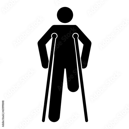 Amputee icon