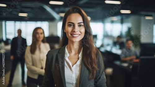 portrait of a business young woman fictional 