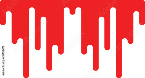 red paint and drops of blood, dripping paint on the wall, thick paint, красная краска стекающая по стене