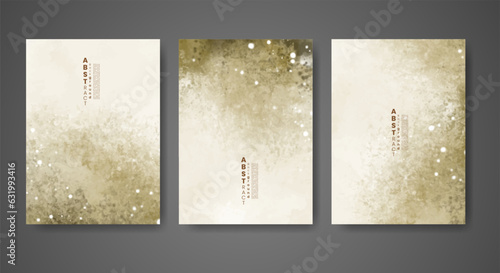 Cover template with watercolor background. Design for your cover, date, postcard, banner, logo.