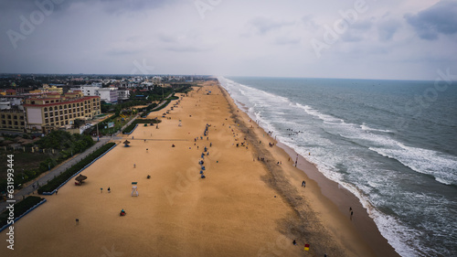 Photos Puri beach with clear sky.