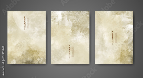 Cover template with watercolor background. Design for your cover, date, postcard, banner, logo.