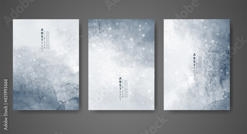 Cover template with watercolor background. Design for your cover, date, postcard, banner, logo.