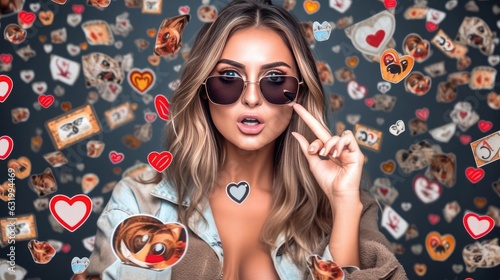 popular influencer on social media. 

Made with the highest quality generative AI tools