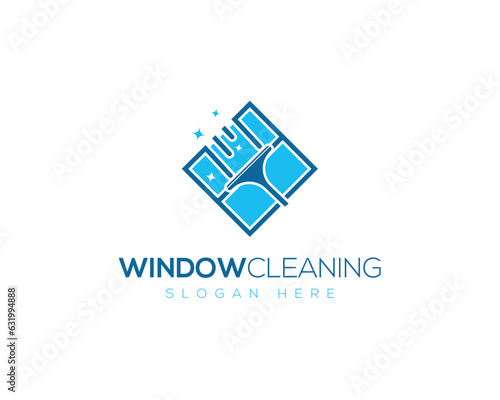 Windows Cleaning vector Logo for brand